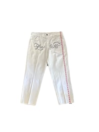 Image 3 of WHITE LOVE ME PANTS
