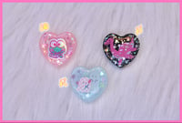 Image 5 of resin heart pins (new!)