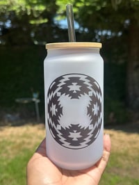 Image 2 of Basket designs Glass Can 