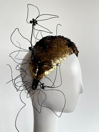 Image 3 of Gold and black sequin bandeau 