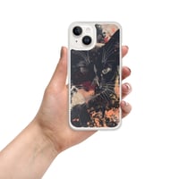 Image 15 of Beautiful Black Cat Face Splatter Painting Clear Case for iPhone®