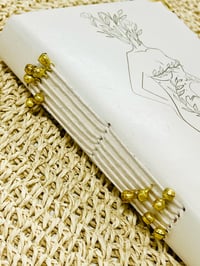 Image 4 of Leather Bound/lined Journals With Bell Spines