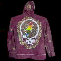 Image 2 of SMALL Ladies Lightweight Hoodie Maroon #2