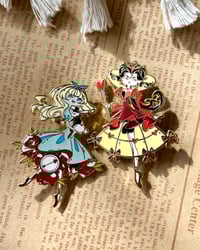 Image 3 of Alice in Wonderland themed enamel pins!