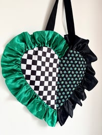 Image 1 of The Split Energy Heart Bag- LFW Collection 🖤💚