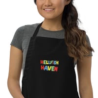 Image 6 of Hellfish Haven Logo64 Nefarious Embroidered Apron