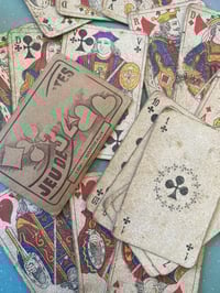 Image 5 of Tres Vieux Jeu de 32 Cartes I.B.F. Bordeaux, dans sa Boite Publicitaire en bois, Martini