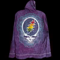 Image 1 of XL Ladies Lightweight Hoodie purple