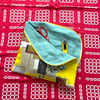 Bright Mid Century Project Bag Large Zip Pouch