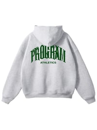 Image 2 of Heather grey Pre and post workout hoodie