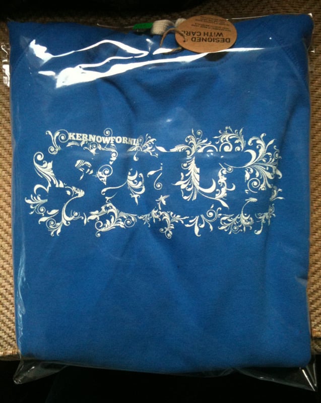 Image of Ladies & Mens - Kernowfornia SOUL: hoodie (Black, pink or Cobalt blue)