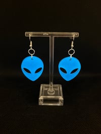 Image 4 of Alien Glow in the Dark Earrings 