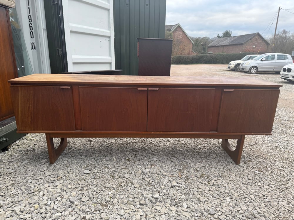 Image of teak Stonehill sideboard for restoration 