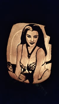 Image 2 of Lily Munster black foam pumpkin 
