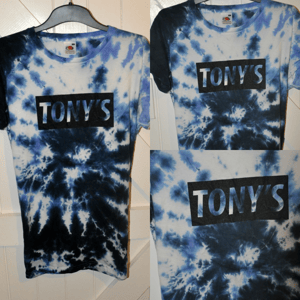 Image of Tie Dye Tonys Logo tee (M).