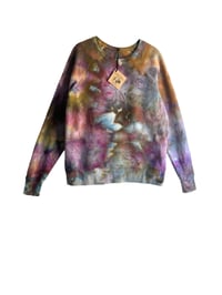 Image 4 of M Ladies/Junior's Sweatsuit Set in Mountain Heather Ice Dye