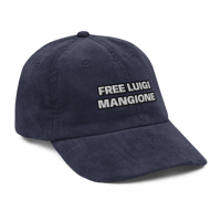 Image 17 of free luigi mangione Vintage corduroy cap