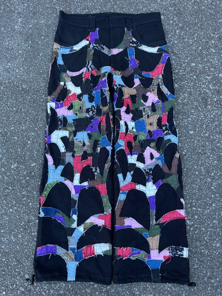 Image of TRASH SPIDERWEB PANTS
