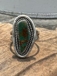 Image 1 of Royston Turquoise Ring Size 8.75/9