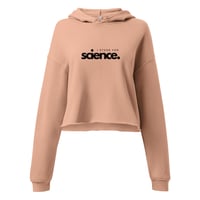 Image 1 of "I stand for science" crop hoodie