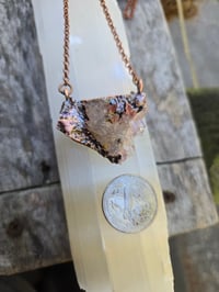 Image 2 of Electroformed Vera Cruz Amethyst cluster necklace