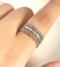 Image 2 of Thick Lace Ring