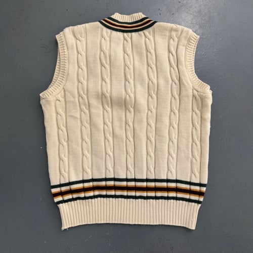 Image of 1980s Burberry knitted vest, size large