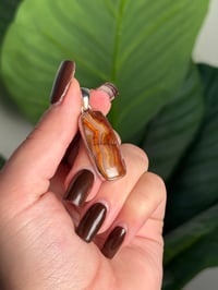 Image 2 of LAGUNA LACE AGATE PENDANT WITH CHAIN DD (.925 SS)