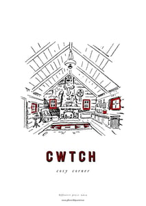 Image of fforest cymraeg prints: 'cwtch'