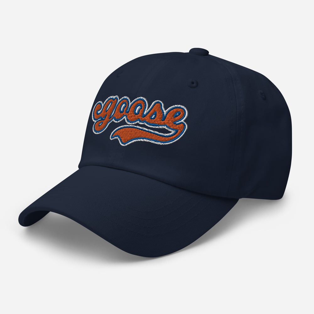 Orange Script Dad hat