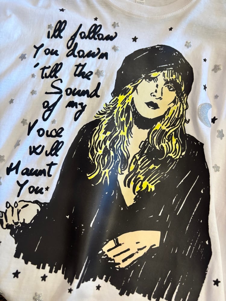Image of Stevie nicks silver springs 3d tshirt 
