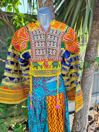 Image 1 of Vintage Fez tribal top charm detail 34 inches chest