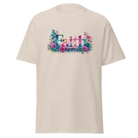 Image 1 of Unisex classic tee, Faith Floral Tee Shirt Inspiritational
