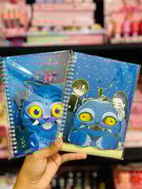Image 3 of DOZEN SAJA BOY/KPOP MEDIUM SIZE NOTEBOOKS—12ct