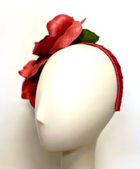 Image 3 of Red straw roses. SOLD