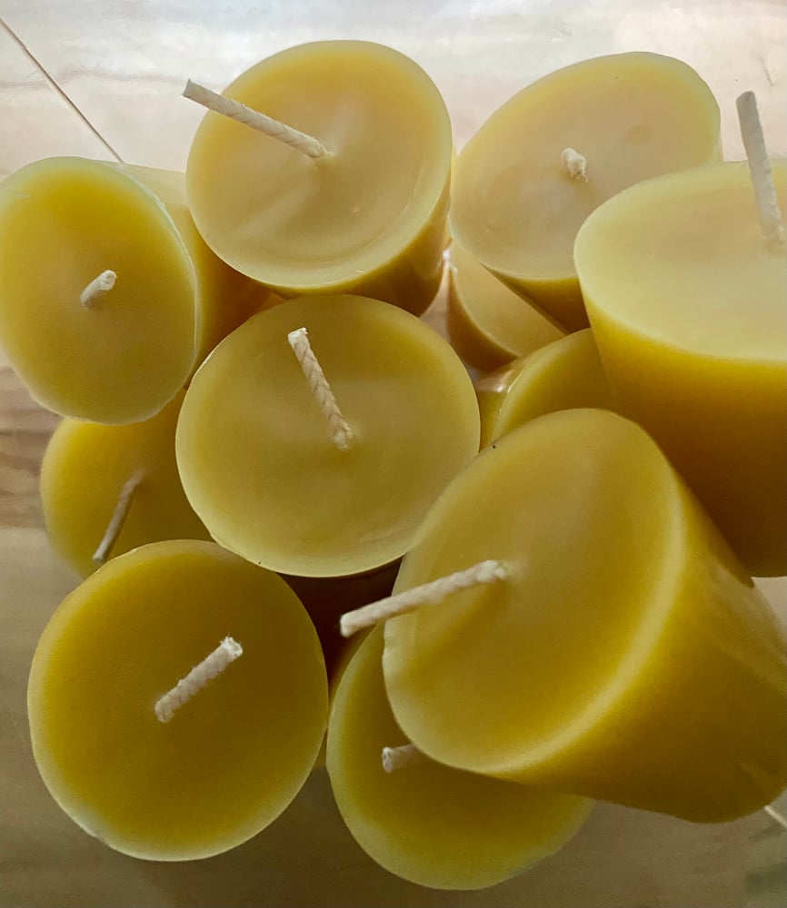 Image of Beeswax Votive Candles