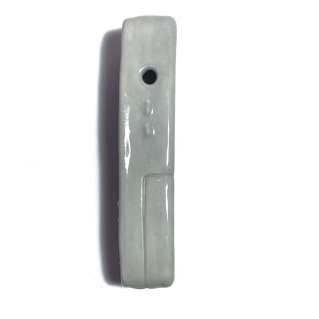 Grey Ceramic Phone Pipe