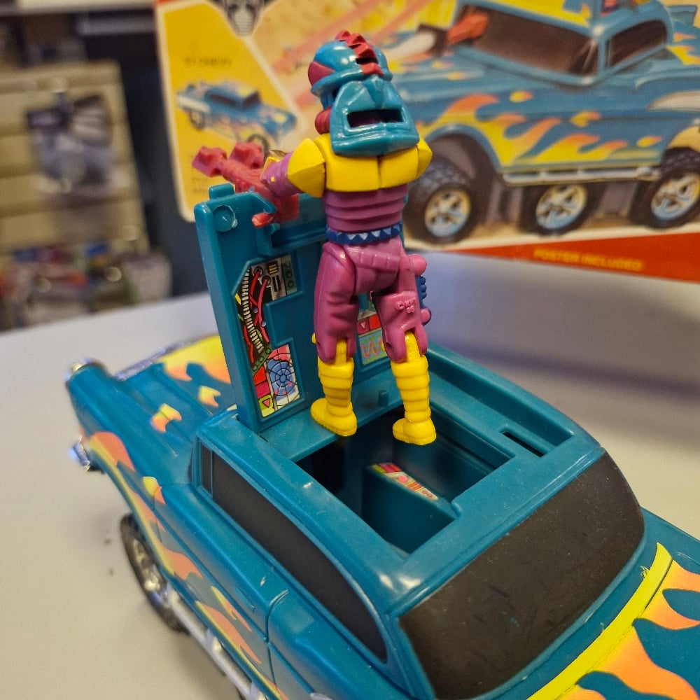 Vintage M.A.S.K. Hurricane Vehicle with Honda Maclean Figure