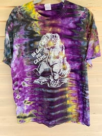 Image 1 of LARGE Godzilla Be Gay Do Crime Tie Dye Shirt C20