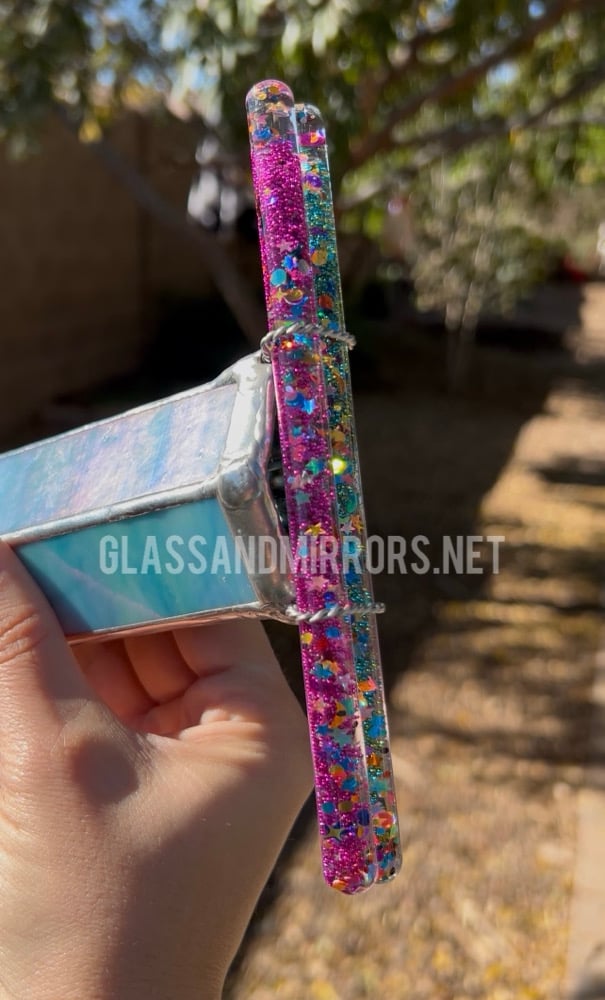 Image of Light Blue Double Wand Gemini AuraScope