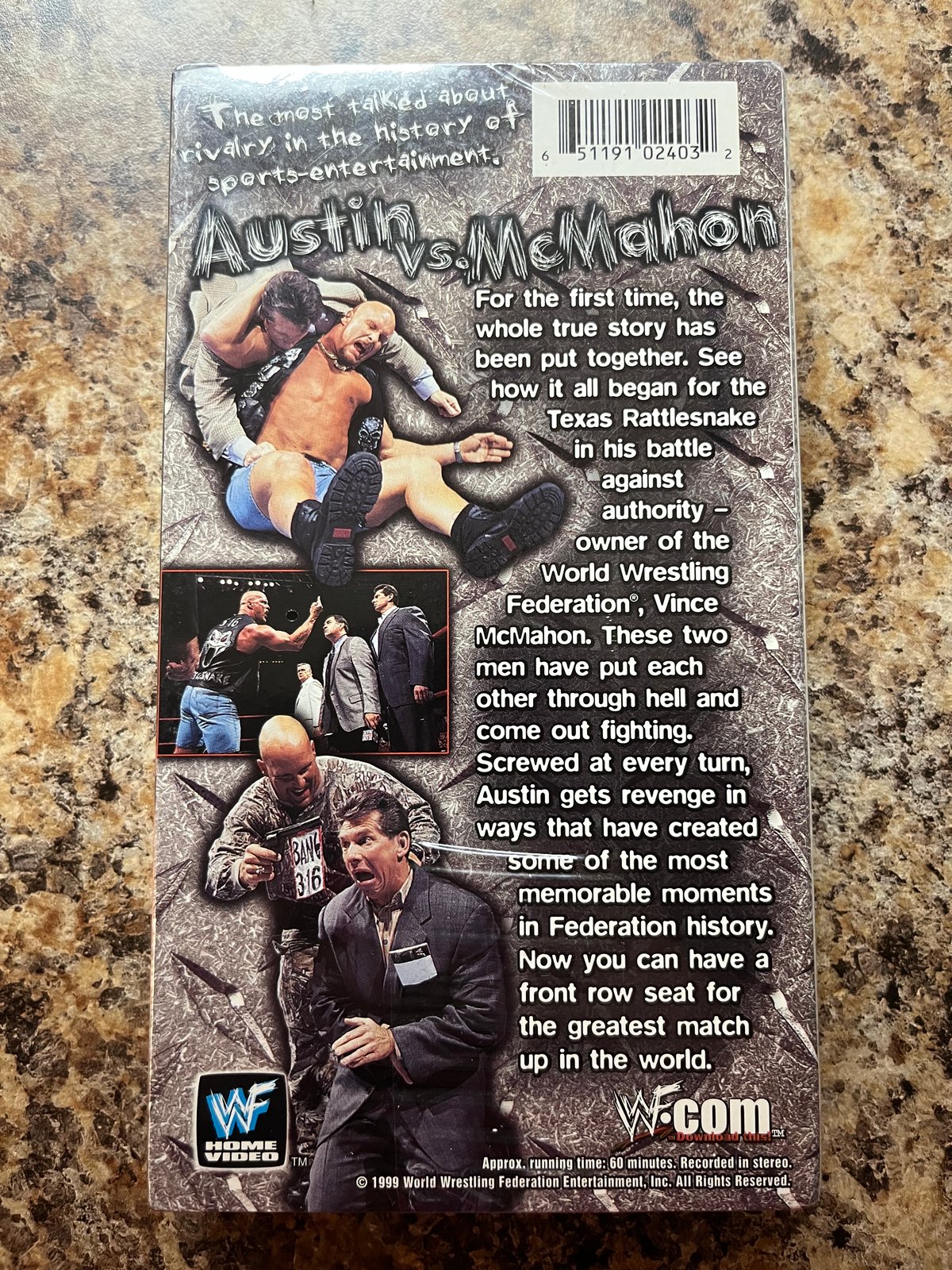 WWF Sealed Austin vs McMahon VHS