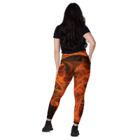 Image 7 of Leggings with pockets (Solar Flare)