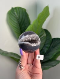 Image 17 of CHOOSE YOUR OWN DRUZY AGATE X QUARTZ SPHERES -BRAZIL-