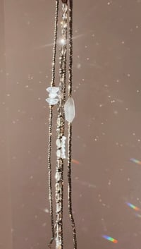 Image 4 of Last one!  HERKIMERS + PYRITE 22" LONG