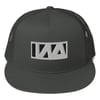 White Ash Logo Mesh Snapback