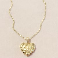 Image 2 of Heart Nugget Necklace 