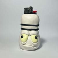 Image 3 of White & Black Bowling Pin 1 Of 1 Clay Lighter Case