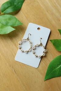Image 1 of Brass Daisy Earrings 