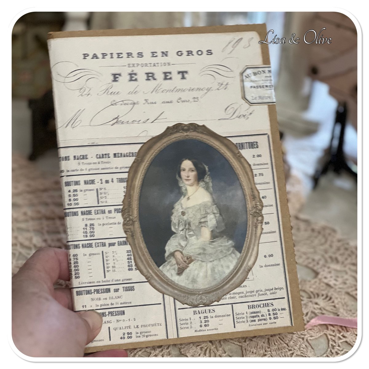 french style note book | Lisaandolive