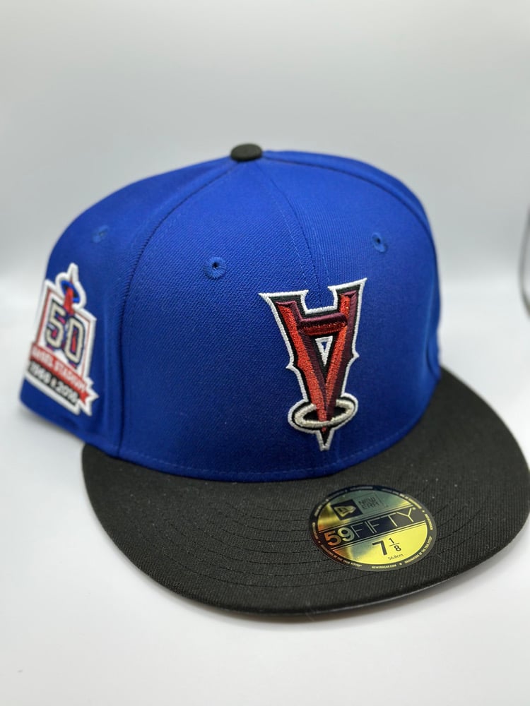 Anaheim Angels Hat Club Royal/Black 7 1/8 